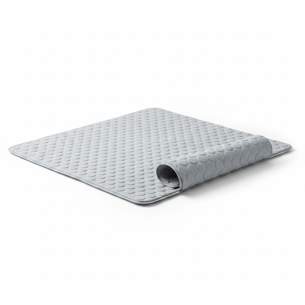 Tapis rafraîchissant fond blanc