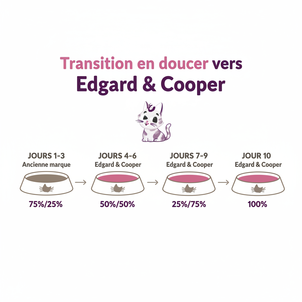Transition vers Edgard & Cooper pâtée