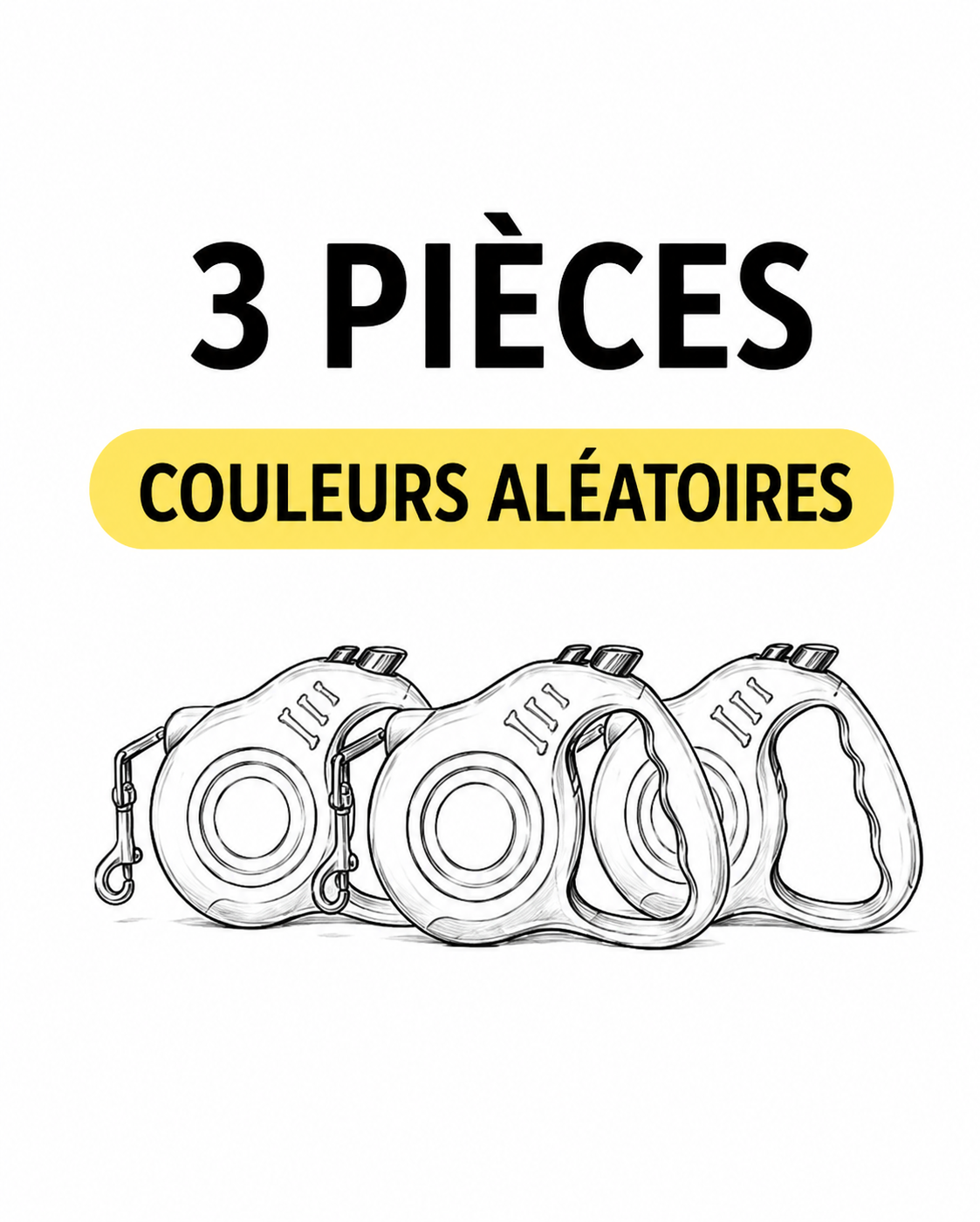 🐱 Laisse Rétractable Automatique pour Chat – 3 m ou 5 m – Robuste et Sécurisée
