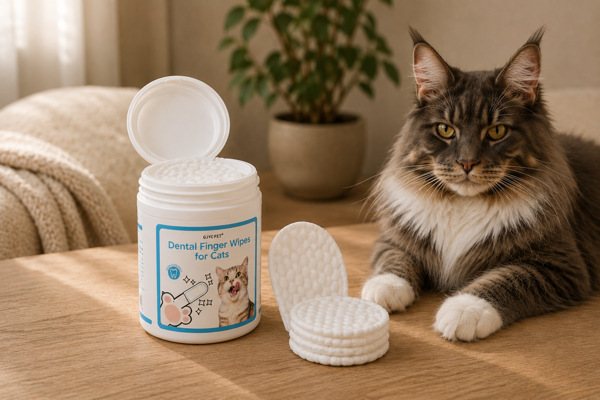Lingettes Dentaires pour Chat – Hygiène Bucco-Dentaire Sans Stress