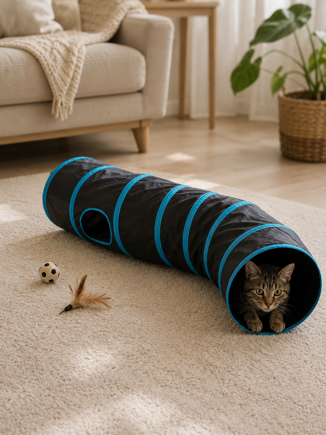 Pack Maine Coon Fun — Balles + Tunnel