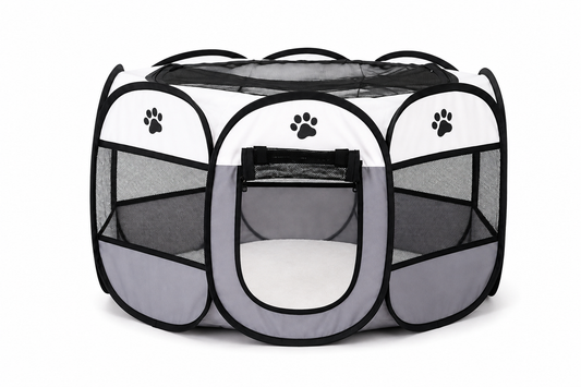 Parc Pliable pour Chat – Enclos de Jeu Portable 73 × 73 × 43 cm