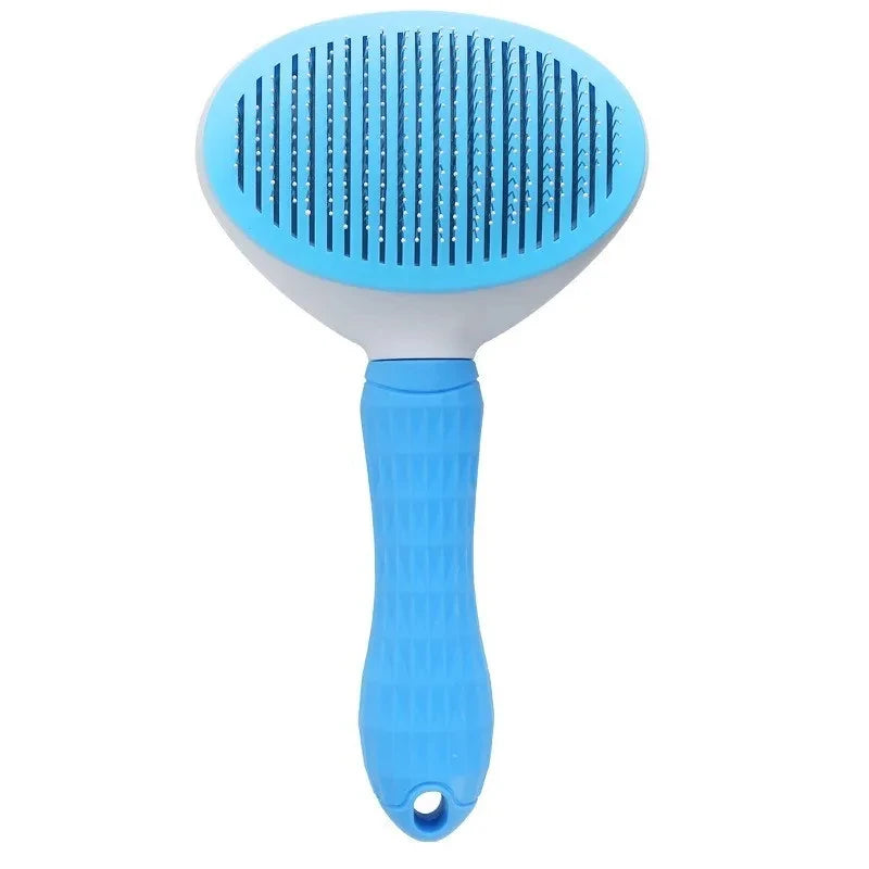 Brosse autonettoyante pour chat – Élimine les poils morts et démêle le pelage