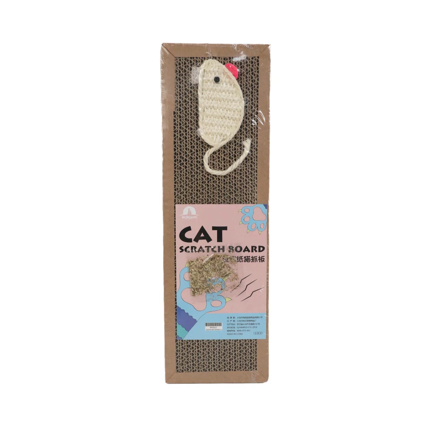 🐾 Griffoir en Carton pour Chat – Planche & Panier Anti-Stress Résistant