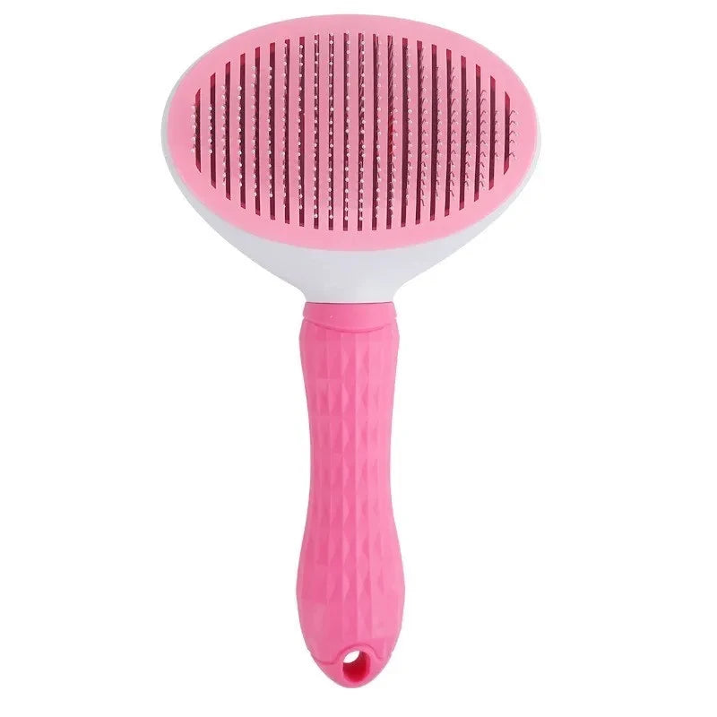 Brosse autonettoyante pour chat – Élimine les poils morts et démêle le pelage