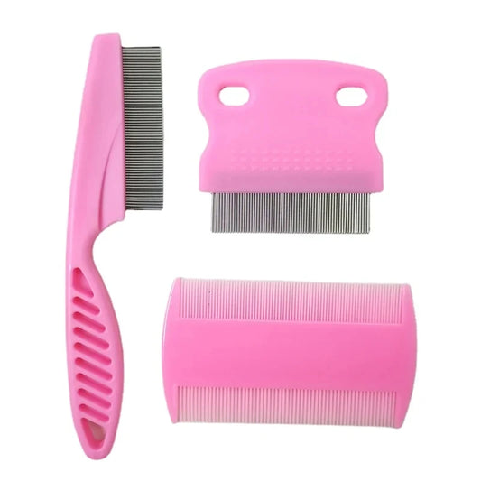 Peigne Anti-Puces pour Chat Lot de 3