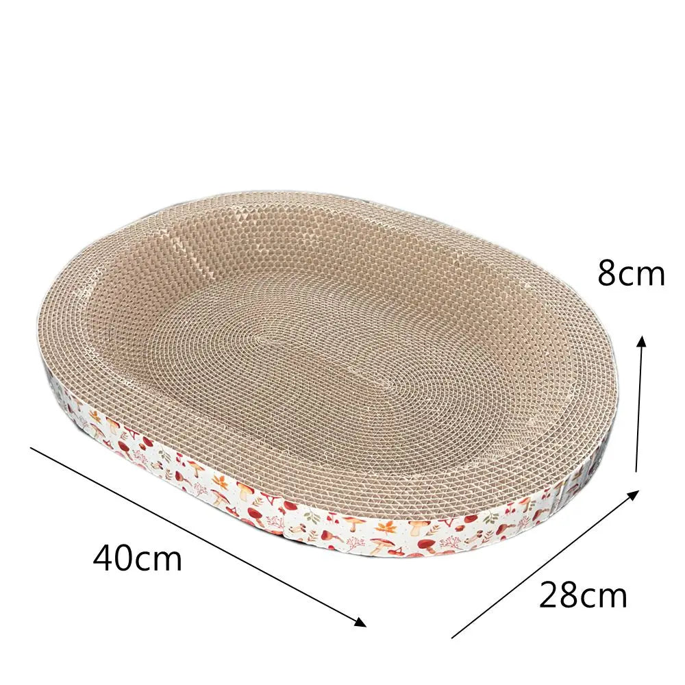 🐾 Griffoir en Carton pour Chat – Planche & Panier Anti-Stress Résistant