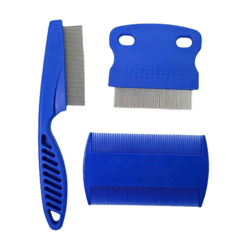 Peigne Anti-Puces pour Chat Lot de 3