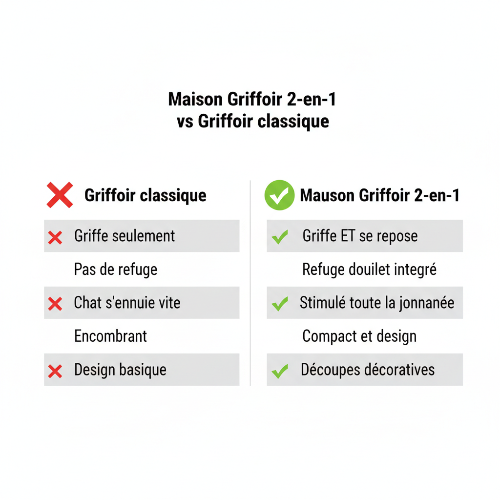 Tableau comparatif maison griffoir